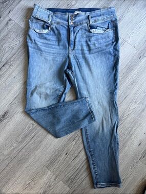 Lane Bryant Light Blue High-Rise Skinny Jeans